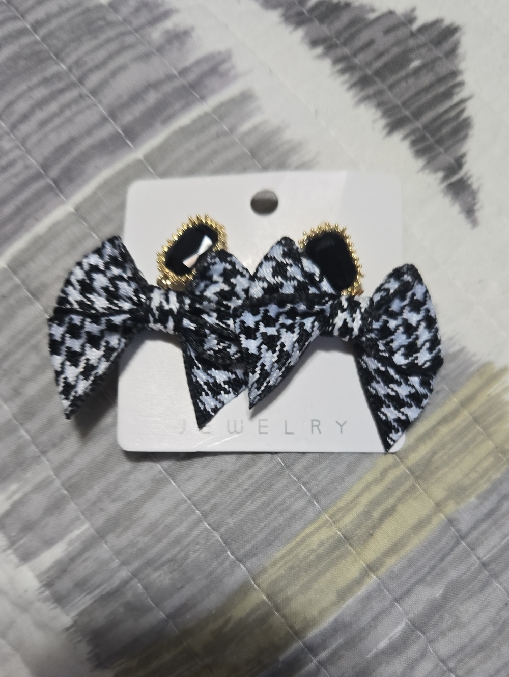 Houndstooth Earrings